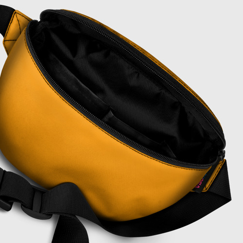 Поясная сумка 3D с принтом Цвет Шафран (без рисунка), фото #6