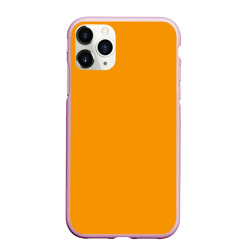 Чехол для iPhone 11 Pro Max матовый Цвет Шафран без рисунка