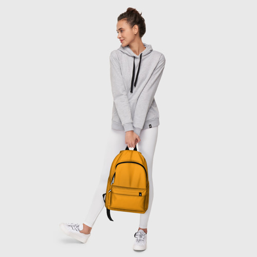 Рюкзак 3D с принтом Цвет Шафран (без рисунка), фото #6