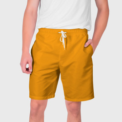 Мужские шорты 3D Цвет Шафран без рисунка