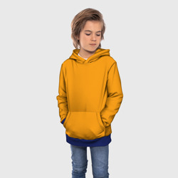 Детская толстовка 3D Цвет Шафран без рисунка - фото 2