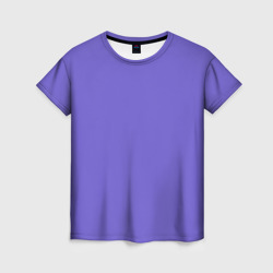Женская футболка 3D Аспидно-синий