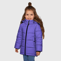 Зимняя куртка для девочек 3D Аспидно-синий - фото 2