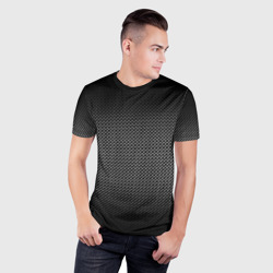 Мужская футболка 3D Slim Абстракция точки - фото 2