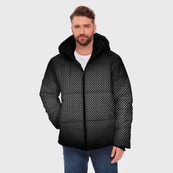 Мужская зимняя куртка 3D Абстракция точки - фото 2