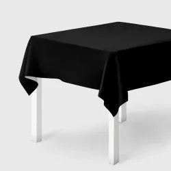 Скатерть 3D Просто черный цвет