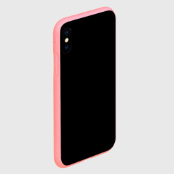 Чехол для iPhone XS Max матовый Просто черный цвет - фото 2