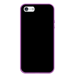 Чехол для iPhone 5/5S матовый Просто черный цвет
