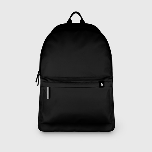 Рюкзак 3D Просто черный цвет - фото 4