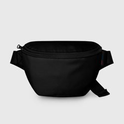 Просто черный цвет – Поясная сумка с принтом купить