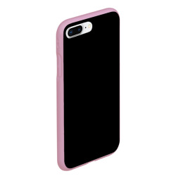 Чехол для iPhone 7Plus/8 Plus матовый Просто черный цвет - фото 2