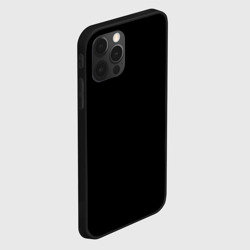 Чехол для iPhone 12 Pro Max Просто черный цвет - фото 2