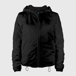 Женская куртка 3D Просто черный цвет