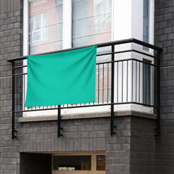 Флаг-баннер Бискайский зеленый без рисунка - фото 2