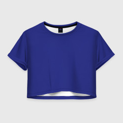 Женская футболка Crop-top 3D Синий
