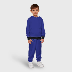 Детский костюм с толстовкой 3D Синий - фото 2