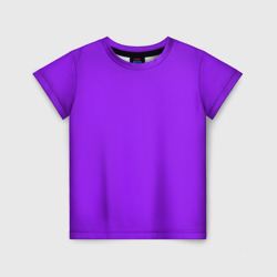 Детская футболка 3D Фиолетовый