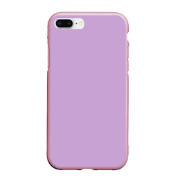 Чехол для iPhone 7Plus/8 Plus матовый Глициниевый цвет без рисунка