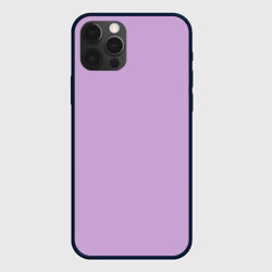 Чехол для iPhone 12 Pro Max Глициниевый цвет без рисунка