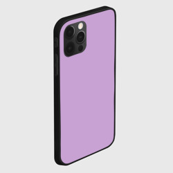 Чехол для iPhone 12 Pro Max Глициниевый цвет без рисунка - фото 2