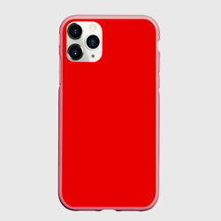 Чехол для iPhone 11 Pro Max матовый Красный полностью