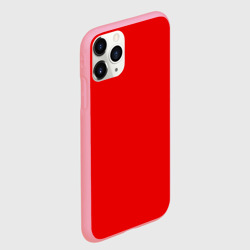 Чехол для iPhone 11 Pro Max матовый Красный полностью - фото 2