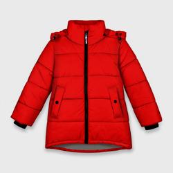 Зимняя куртка для девочек 3D Красная маска
