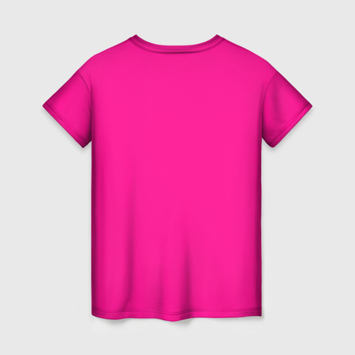 Женская футболка 3D Розовый, цвет 3D печать - фото 2