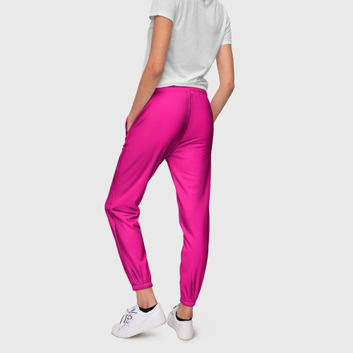 Женские брюки 3D Розовый, цвет 3D печать - фото 4