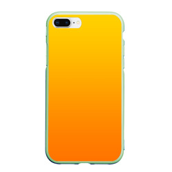 Чехол для iPhone 7Plus/8 Plus матовый Оранжевый градиент