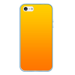 Чехол для iPhone 5/5S матовый Оранжевый градиент