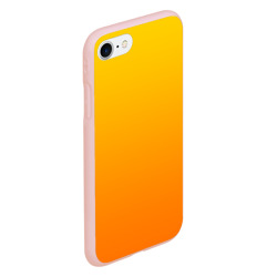 Чехол для iPhone 7/8 матовый Оранжевый градиент - фото 2