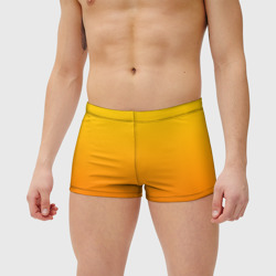 Мужские купальные плавки 3D Оранжевый градиент - фото 2