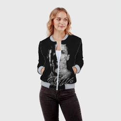 Женский бомбер 3D Кристиано Рональдо автограф - фото 2