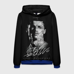 Мужская толстовка 3D Кристиано Рональдо автограф