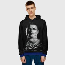 Мужская толстовка 3D Кристиано Рональдо автограф - фото 2