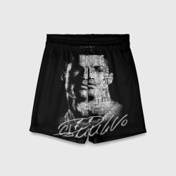 Детские спортивные шорты 3D Кристиано Рональдо автограф