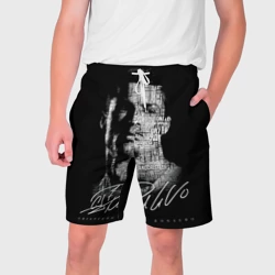 Мужские шорты 3D Кристиано Рональдо автограф