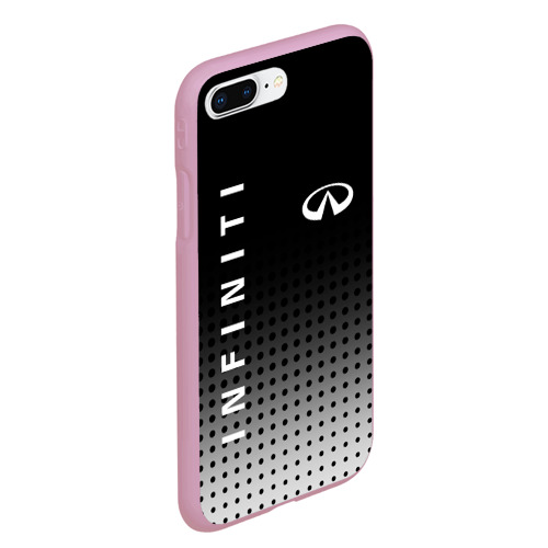 Чехол для iPhone 7Plus/8 Plus матовый Infiniti, цвет розовый - фото 3