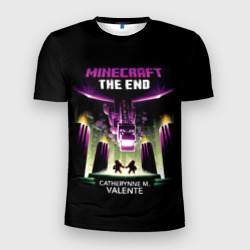 Мужская футболка 3D Slim Minecraft the end