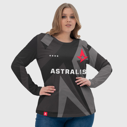 Женский лонгслив 3D Astralis - Jersey Pro 2021-22, цвет 3D печать - фото 6