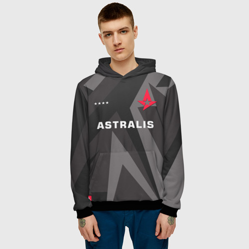 Мужская толстовка 3D Astralis - Jersey Pro 2021-22, цвет черный - фото 3