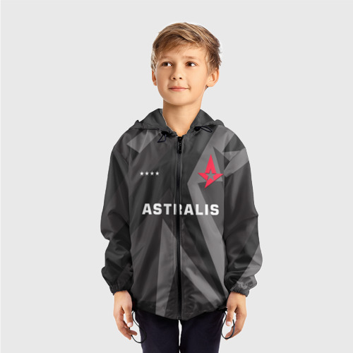 Детская ветровка 3D Astralis - Jersey Pro 2021-22, цвет черный - фото 3