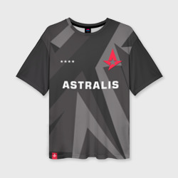 Женская футболка oversize 3D Astralis - Jersey Pro 2021-22