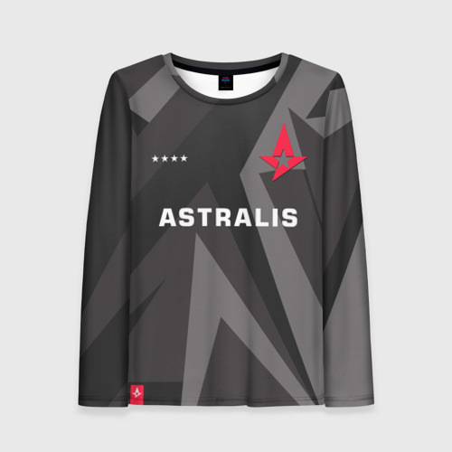 Женский лонгслив 3D Astralis - Jersey Pro 2021-22, цвет 3D печать