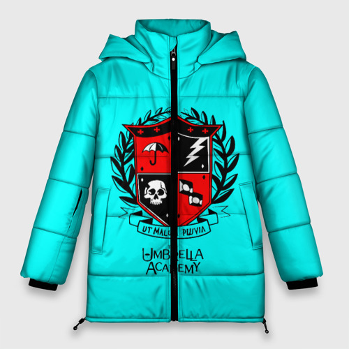 Женская зимняя куртка Oversize Академия Амбрелла, цвет красный