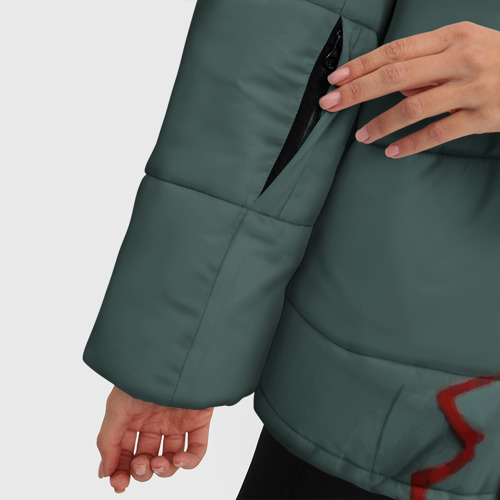 Женская зимняя куртка Oversize Академия Амбрелла, цвет черный - фото 6