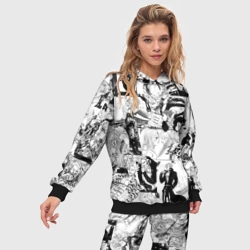 Женский костюм с толстовкой 3D 7 смертных грехов. Манга-паттерн - фото 2