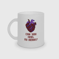 Кружка матовая стеклянная Bring Me The Horizon 2D Сердце