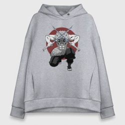 Женское худи Oversize хлопок Иноске